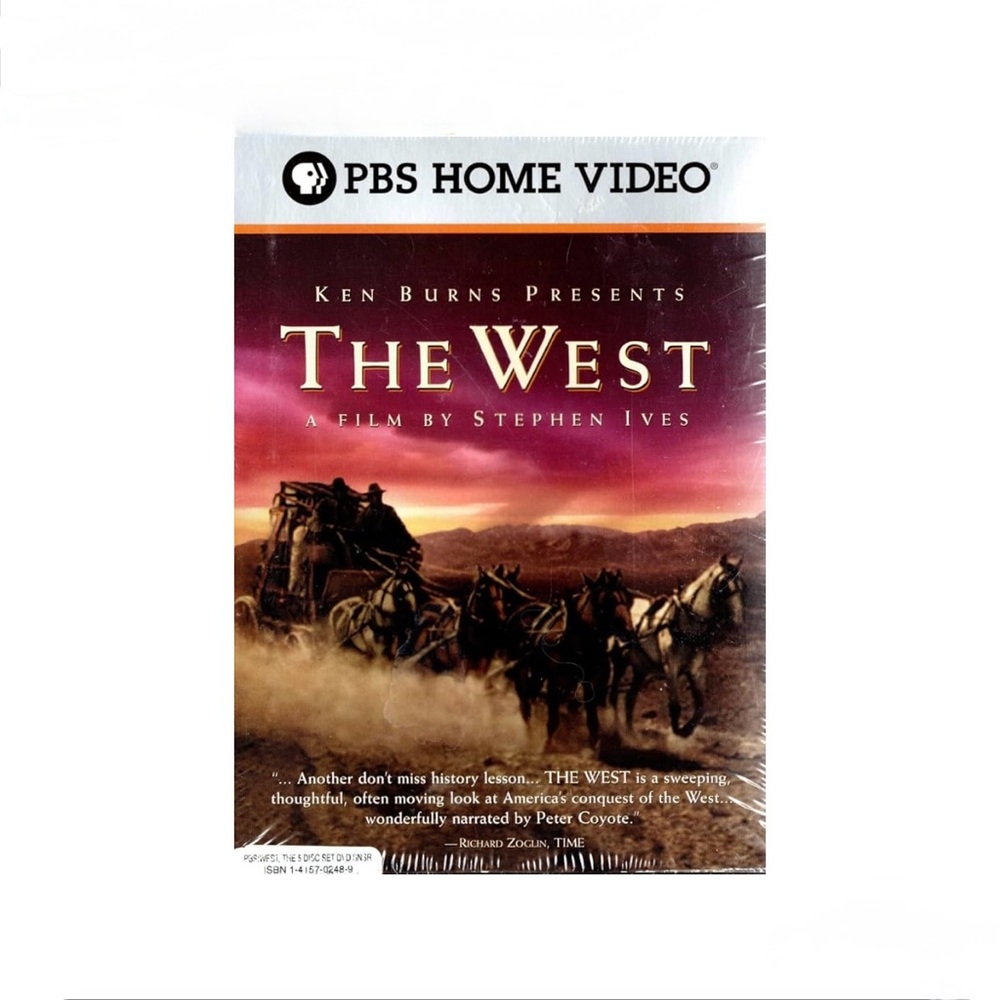 NIB Sealed - Ken Burns’ The WEST: A Film by Stephen Ives (DVD, 2009, 5-Disc Set)